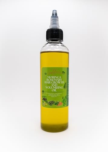 Infused Rosemary Moringa Fenugreek Cloves & Amla Massive Hair Growth Oil – Natural Hair Regrowth Treatment for Volume & Thickness, 4 Fl Oz - görsel 2