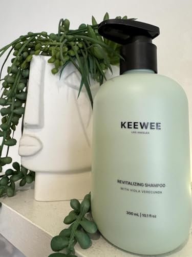 SRILabs KEEWEE Hair Growth Shampoo with Biotin, Niacinamide, Green Tea & Ginkgo – Thickening for Thinning Hair & Hair Loss | Sulfate-Free, Color-Safe, Scalp-Calming Avelisse