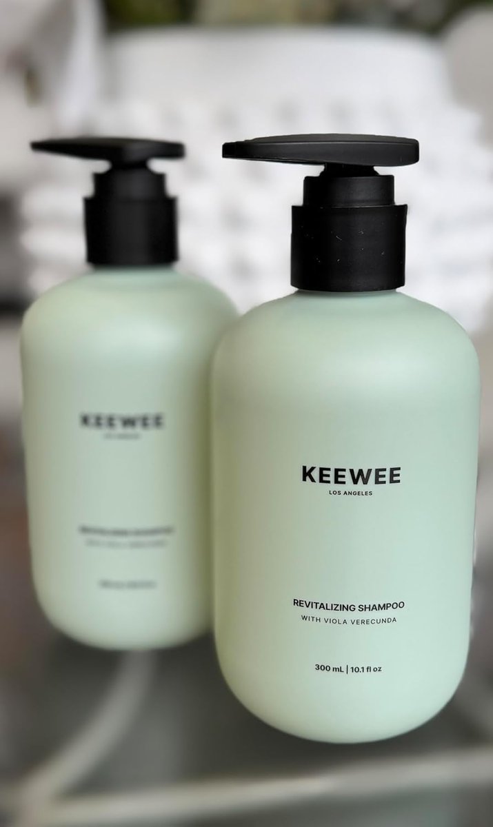 SRILabs KEEWEE Hair Growth Shampoo with Biotin, Niacinamide, Green Tea & Ginkgo – Thickening for Thinning Hair & Hair Loss | Sulfate-Free, Color-Safe, Scalp-Calming Avelisse