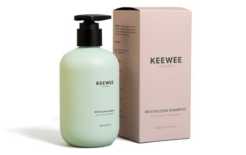 SRILabs KEEWEE Hair Growth Shampoo with Biotin, Niacinamide, Green Tea & Ginkgo – Thickening for Thinning Hair & Hair Loss | Sulfate-Free, Color-Safe, Scalp-Calming Avelisse