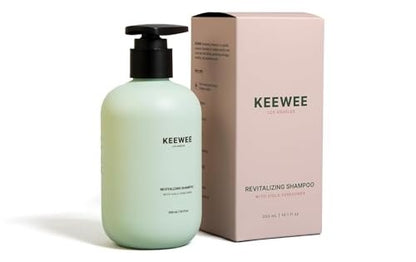SRILabs KEEWEE Hair Growth Shampoo with Biotin, Niacinamide, Green Tea & Ginkgo – Thickening for Thinning Hair & Hair Loss | Sulfate-Free, Color-Safe, Scalp-Calming Avelisse