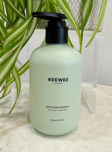SRILabs KEEWEE Hair Growth Shampoo with Biotin, Niacinamide, Green Tea & Ginkgo – Thickening for Thinning Hair & Hair Loss | Sulfate-Free, Color-Safe, Scalp-Calming Avelisse
