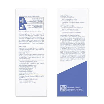 AESTURA ATOBARRIER365 Hydro CERA-HA Serum - Korean Face Serum with Ceramides, Hyaluronic Acid & Niacinamide for Barrier Repair & Glow - Lightweight Hydrating Serum for Dry & Sensitive Skin, 1.01 fl.oz Avelisse