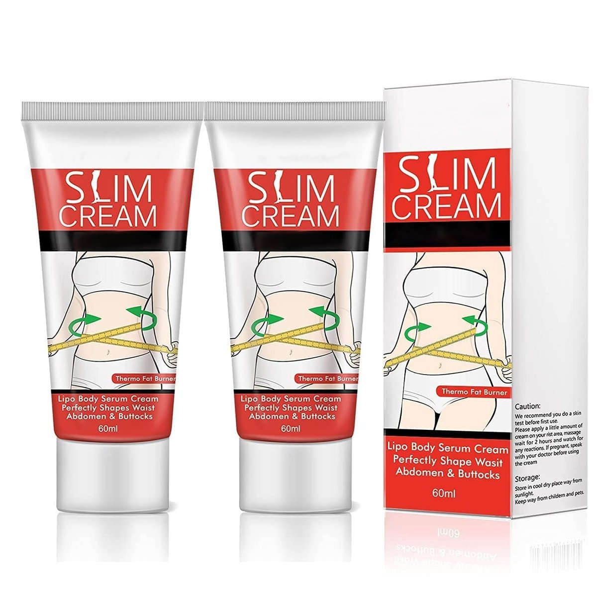 Slimming Cream for Stomach, Waist & Buttocks – Fat Burning Cream for Women & Men - görsel 1