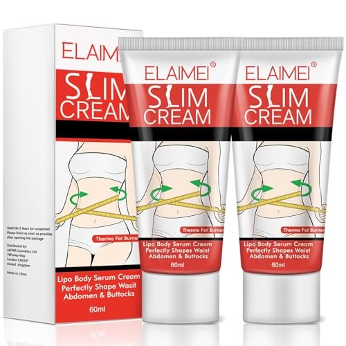 FUKEVY Hot Cream 2 Pack - Slimming Body Fat Burning Cream for Belly, Waist, & Buttocks - Cellulite Reduction & Tightening - görsel 1