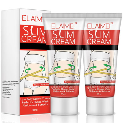 FUKEVY Hot Cream 2 Pack - Slimming Body Fat Burning Cream for Belly, Waist, & Buttocks - Cellulite Reduction & Tightening