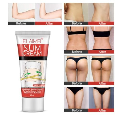 FUKEVY Hot Cream 2 Pack - Slimming Body Fat Burning Cream for Belly, Waist, & Buttocks - Cellulite Reduction & Tightening