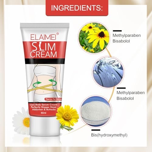 FUKEVY Hot Cream 2 Pack - Slimming Body Fat Burning Cream for Belly, Waist, & Buttocks - Cellulite Reduction & Tightening - görsel 3