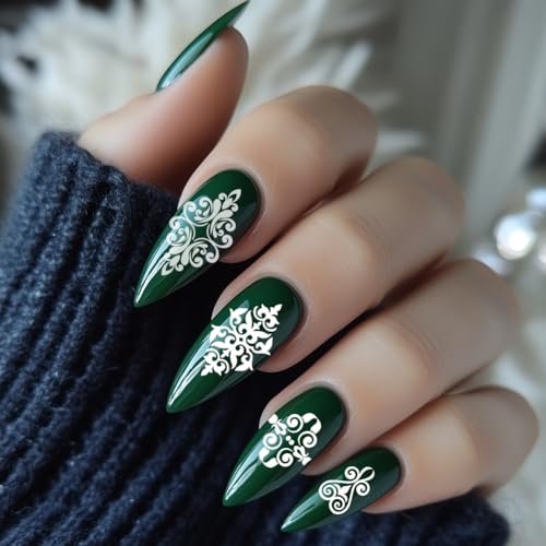 PH PandaHall 3pcs French Floral Nail Plate Stamping Sets - Mixed Flower Nail Stamp Templates for Nail Art Design - görsel 8