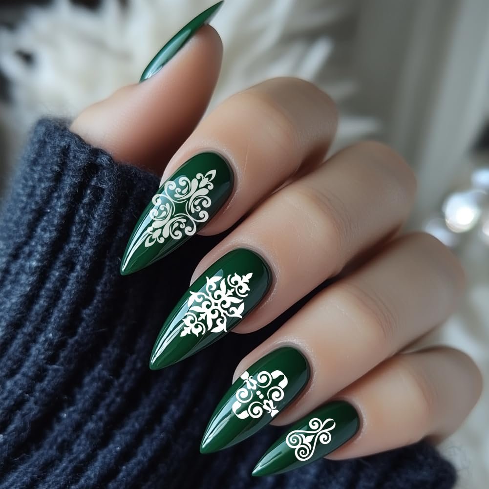 PH PandaHall 3pcs French Floral Nail Plate Stamping Sets - Mixed Flower Nail Stamp Templates for Nail Art Design - görsel 7