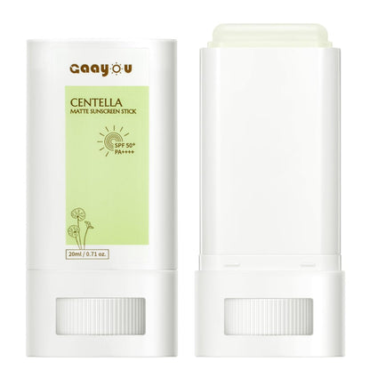 Gaayou Centella Sunscreen Stick SPF50+ PA++++ | Korean Sunscreen Stick for Face & Body | Soothing, Moisture Matte Finish, Non-Greasy, No White Cast