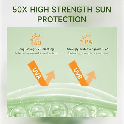 Gaayou Centella Sunscreen Stick SPF50+ PA++++ | Korean Sunscreen Stick for Face & Body | Soothing, Moisture Matte Finish, Non-Greasy, No White Cast