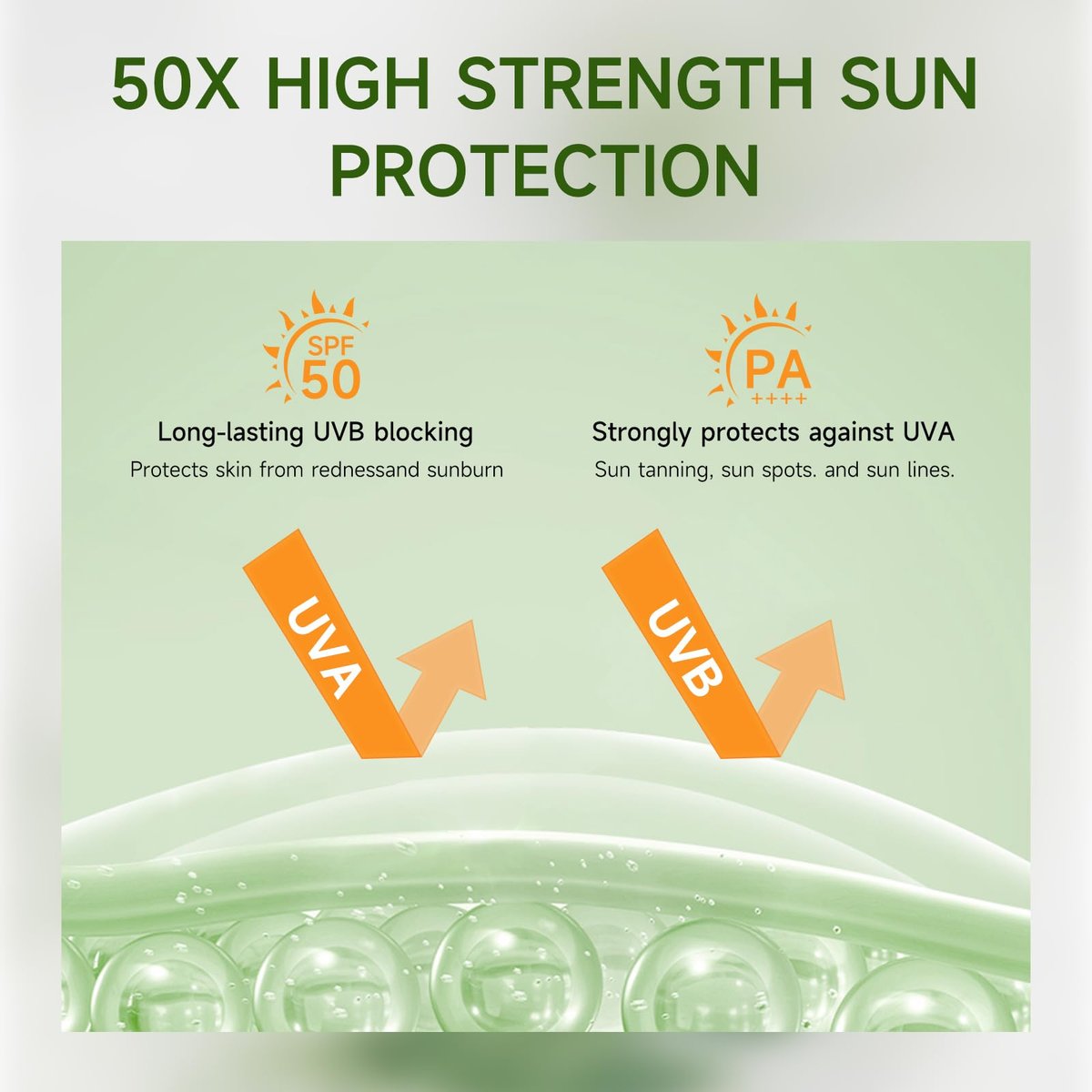 Gaayou Centella Sunscreen Stick SPF50+ PA++++ | Korean Sunscreen Stick for Face & Body | Soothing, Moisture Matte Finish, Non-Greasy, No White Cast - görsel 7