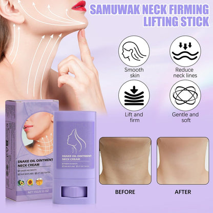 2-Pack Samuwak Neck Care Stick & Neck Cream – Firming & Moisturizing Neck Treatment