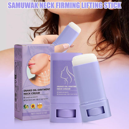 2-Pack Samuwak Neck Care Stick & Neck Cream – Firming & Moisturizing Neck Treatment