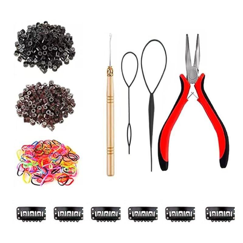 GTTUKK Hair Tinsel Kit - 48 Inch, 16 Colors, 3200 Strands - Heat Resistant Fairy Hair Extensions for Women & Girls - görsel 5
