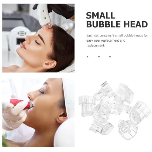 Ipetboom 8-Pack Plastic Hydro Facial Machine Tips for Water Oxygen Beauty Cleaning Suction - Replacement Heads for Aqua Peeling, 1.65cm Inner Diameter - görsel 6
