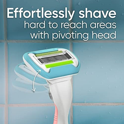 Gillette Venus Extra Smooth Pink Women's Razor Handle + 3 Blade Refills Avelisse