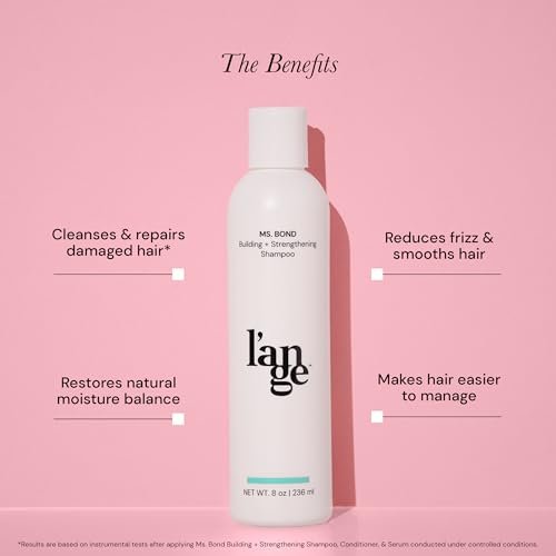 L'ANGE HAIR Ms. Bond Building + Strengthening Shampoo - Restores Hair Bonds, Breakage Recovery, Moisturizing Formula, 8 fl oz Avelisse