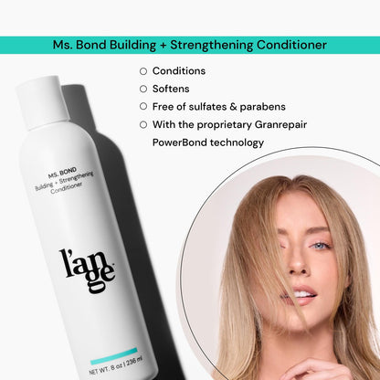 L'ANGE HAIR Ms. Bond Building + Strengthening Conditioner | Restores Hair Bonds | Intensive Breakage Recovery | Smooth Finish | Moisturizing Formula | 8 fl oz Avelisse
