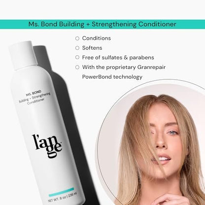 L'ANGE HAIR Ms. Bond Building + Strengthening Conditioner | Restores Hair Bonds | Intensive Breakage Recovery | Smooth Finish | Moisturizing Formula | 8 fl oz Avelisse