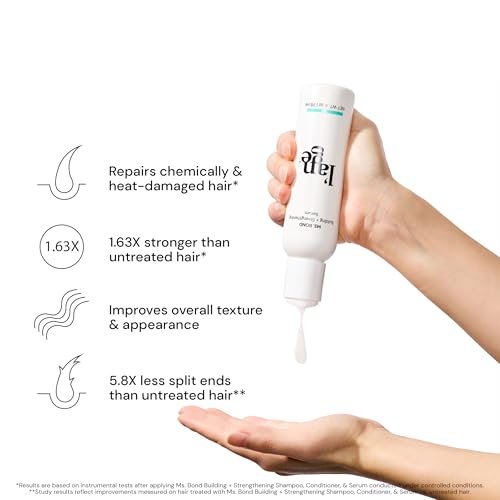 L'ANGE HAIR Ms. Bond Building + Strengthening Hair Serum - Bond Repair & Breakage Recovery Treatment, Moisturizing Formula, 4 fl oz Avelisse