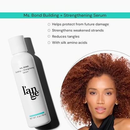 L'ANGE HAIR Ms. Bond Building + Strengthening Hair Serum - Bond Repair & Breakage Recovery Treatment, Moisturizing Formula, 4 fl oz Avelisse
