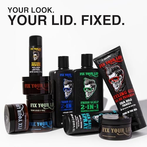 Fix Your Lid Ultra Light Pomade for Men - Water-Based, Low Hold, Low Shine - 3.75 oz - görsel 12