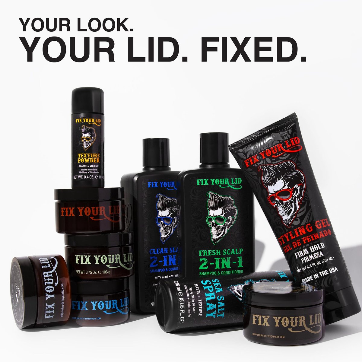 Fix Your Lid Ultra Light Pomade for Men - Water-Based, Low Hold, Low Shine - 3.75 oz - görsel 11