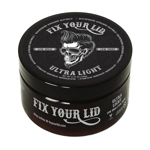 Fix Your Lid Ultra Light Pomade for Men - Water-Based, Low Hold, Low Shine - 3.75 oz - görsel 2