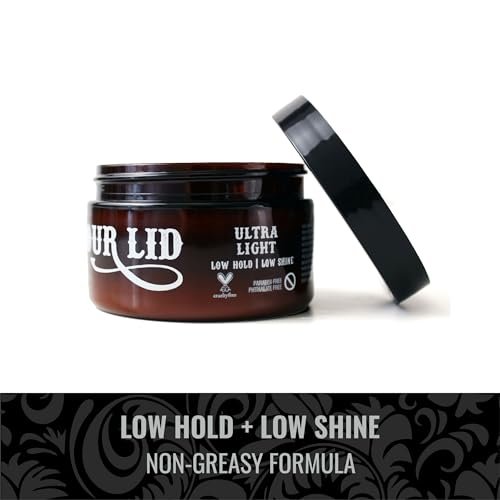Fix Your Lid Ultra Light Pomade for Men - Water-Based, Low Hold, Low Shine - 3.75 oz - görsel 8