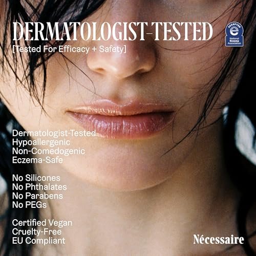 Nécessaire The Lip Balm – Hydrating Hyaluronic Acid Lip Balm with Mint Oil, Niacinamide & Essential Ceramides for Dry Lips, Non-Comedogenic, 15 ml Avelisse