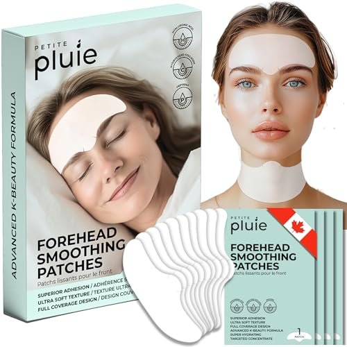 Advanced Forehead Wrinkle Patches Overnight – Anti-Wrinkle Patches with Collagen, Peptides, Vitamin E – Strong Adhesion Full Coverage for Forehead Wrinkles & 11 Lines – Made in Korea – 10 Count Avelisse