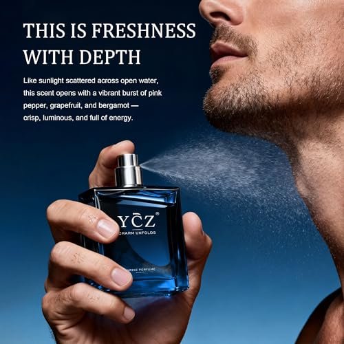 Ycz Marine Charm Eau de Parfum - 1.7 oz Long Lasting Ocean Fragrance for Men and Women - görsel 10