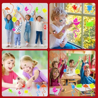 48PCS Pirate Party Favors for Kids - 24 Temporary Tattoos & 24 Stick Hands - Perfect Birthday Favors, Goodie Bag Stuffers, Treasure Box Toys, Classroom Prizes, and Student Gifts