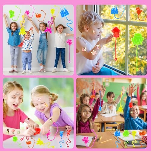 48PCS Fairy Party Favors Set: 24 Temporary Tattoos & 24 Stick Hands for Kids Birthday, Goodie Bag Stuffers, Classroom Prizes, and Treasure Box Toys - görsel 16