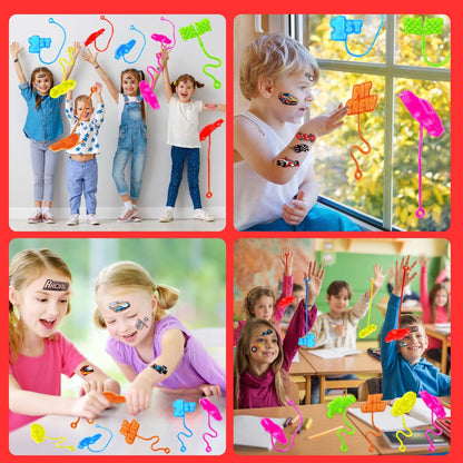 48PCS Race Car Party Favors: Temporary Tattoos & Stick Hands for Kids Birthday Supplies, Goodie Bag Stuffers, Classroom Prizes