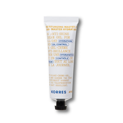 KORRES Athenian Grooming Mattifying Moisturizer for Men – Lightweight Face Cream with Salicylic & Hyaluronic Acid, Pore-Minimizing, Silicone-Free, Vegan, 1.69 fl oz