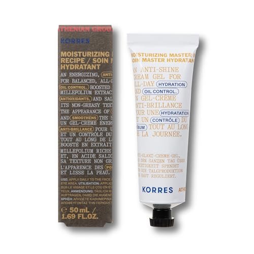 KORRES Athenian Grooming Mattifying Moisturizer for Men – Lightweight Face Cream with Salicylic & Hyaluronic Acid, Pore-Minimizing, Silicone-Free, Vegan, 1.69 fl oz - görsel 4