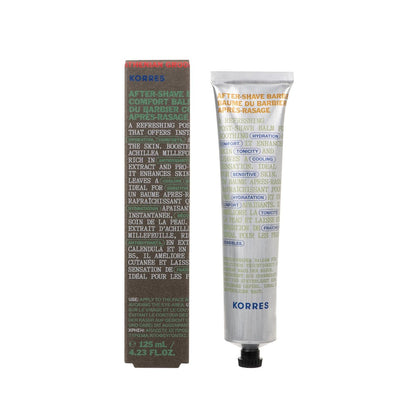 KORRES Athenean Grooming Soothing Aftershave Balm for Men - Lightweight Moisturiser with Achillea Millefolium, Calendula & Pro-Vitamin B5, 4.23 Fl Oz