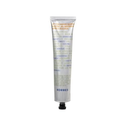 KORRES Athenean Grooming Soothing Aftershave Balm for Men - Lightweight Moisturiser with Achillea Millefolium, Calendula & Pro-Vitamin B5, 4.23 Fl Oz - görsel 2