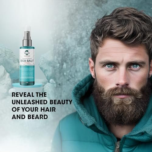 Perfecto Sea Salt Spray for Men – Hair Texturizing Spray with Kelp, Aloe Vera & Red Algae | Adds Volume, Texture & Beach Waves | Natural Light Hold | 8 fl oz Avelisse