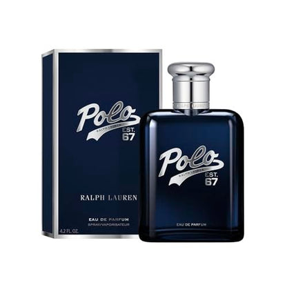 RALPH LAUREN FRAGRANCES Polo 67 Eau de Parfum for Men - Woody Scent with Green Mandarin, Pineapple & Benzoin - 4.2 Fl Oz Avelisse