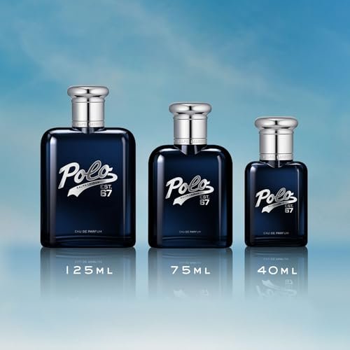 RALPH LAUREN FRAGRANCES Polo 67 Eau de Parfum for Men - Woody Scent with Green Mandarin, Pineapple & Benzoin - 4.2 Fl Oz Avelisse