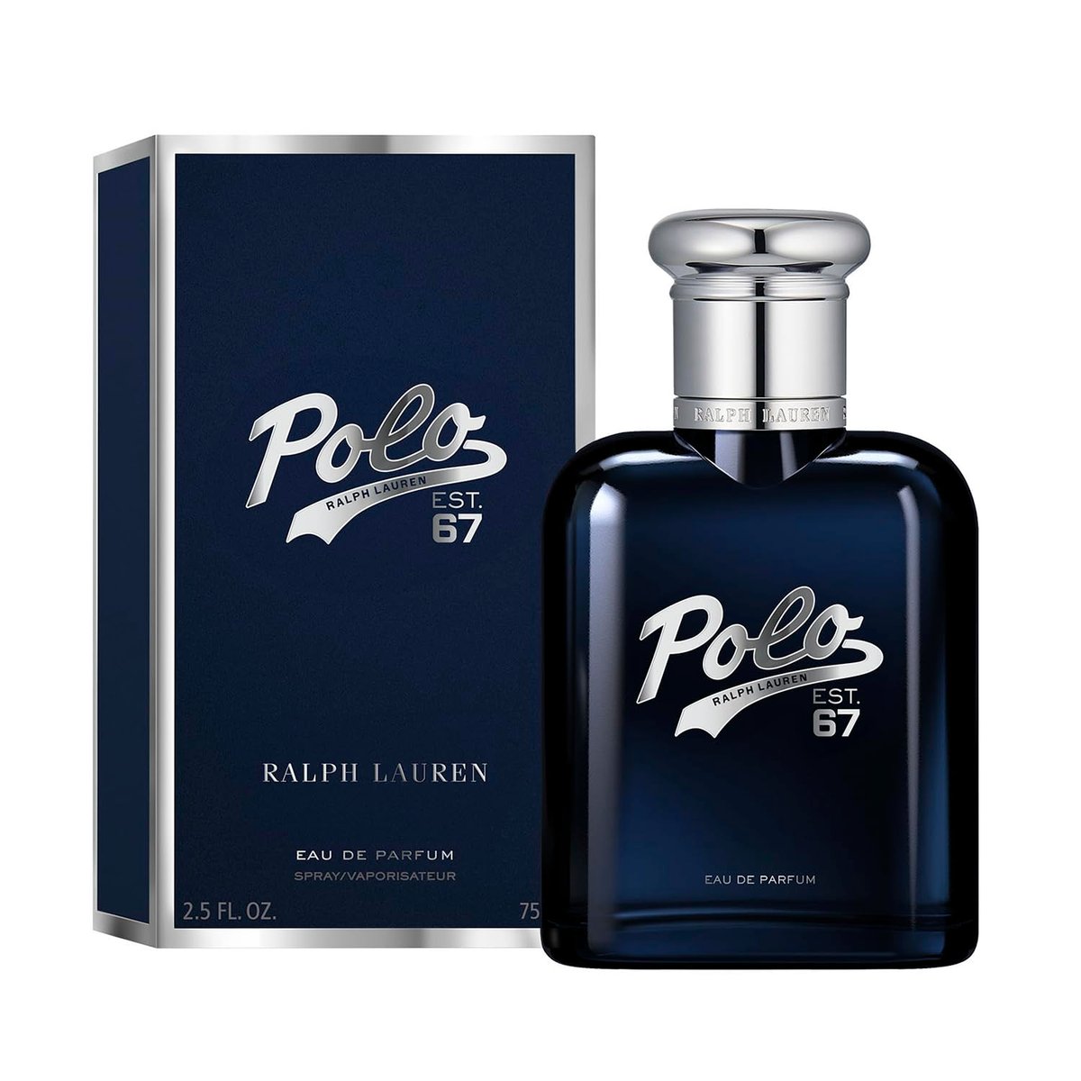 Ralph Lauren Polo 67 Eau de Parfum for Men – Woody Scent with Pineapple, Cedarwood & Benzoin – 2.5 Fl Oz Avelisse