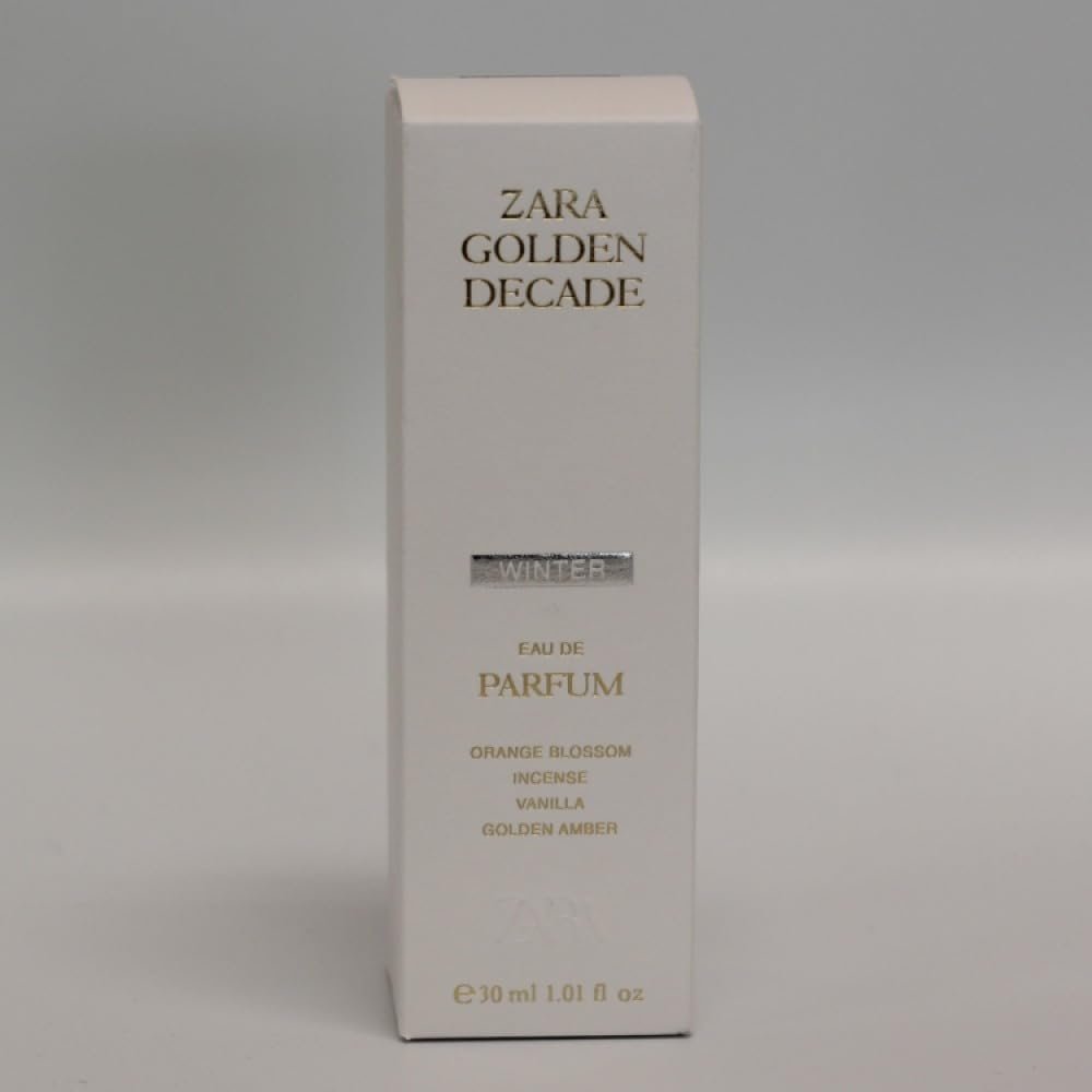 Zara Golden Decade Winter Women's Perfume Eau de Parfum 30ml (1.0 fl oz) - Mandarin, Jasmine & Black Vanilla Notes - görsel 5