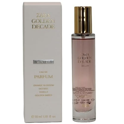 Zara Golden Decade Winter Women's Perfume Eau de Parfum 30ml (1.0 fl oz) - Mandarin, Jasmine & Black Vanilla Notes