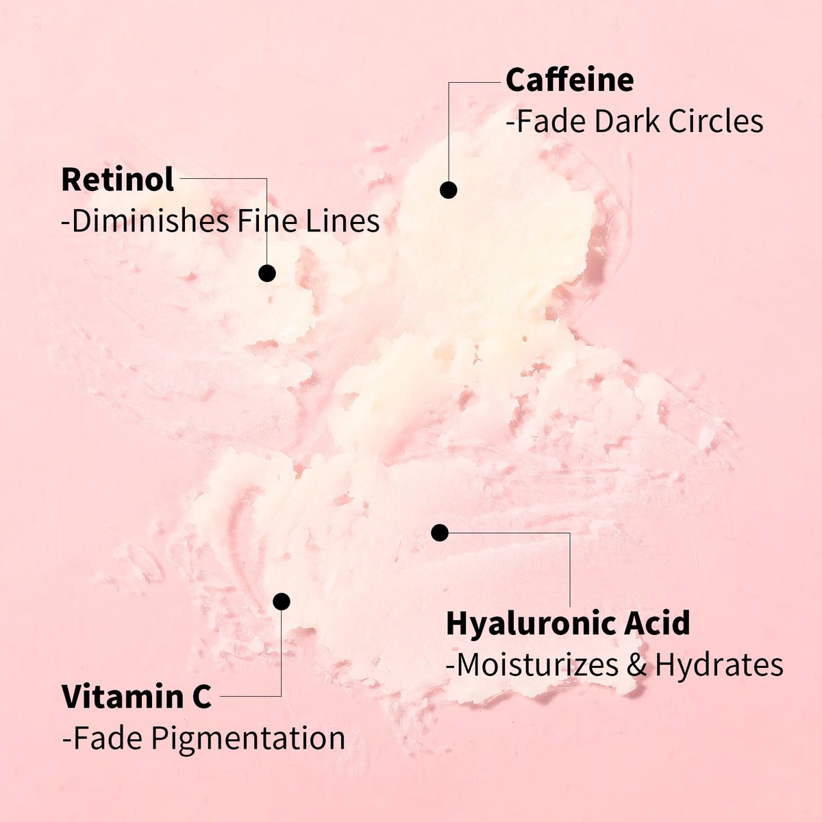 UJhay Retinol Eye Stick with Caffeine & Vitamin C – Anti-Aging Eye Balm for Dark Circles, Puffiness & Wrinkles - görsel 5