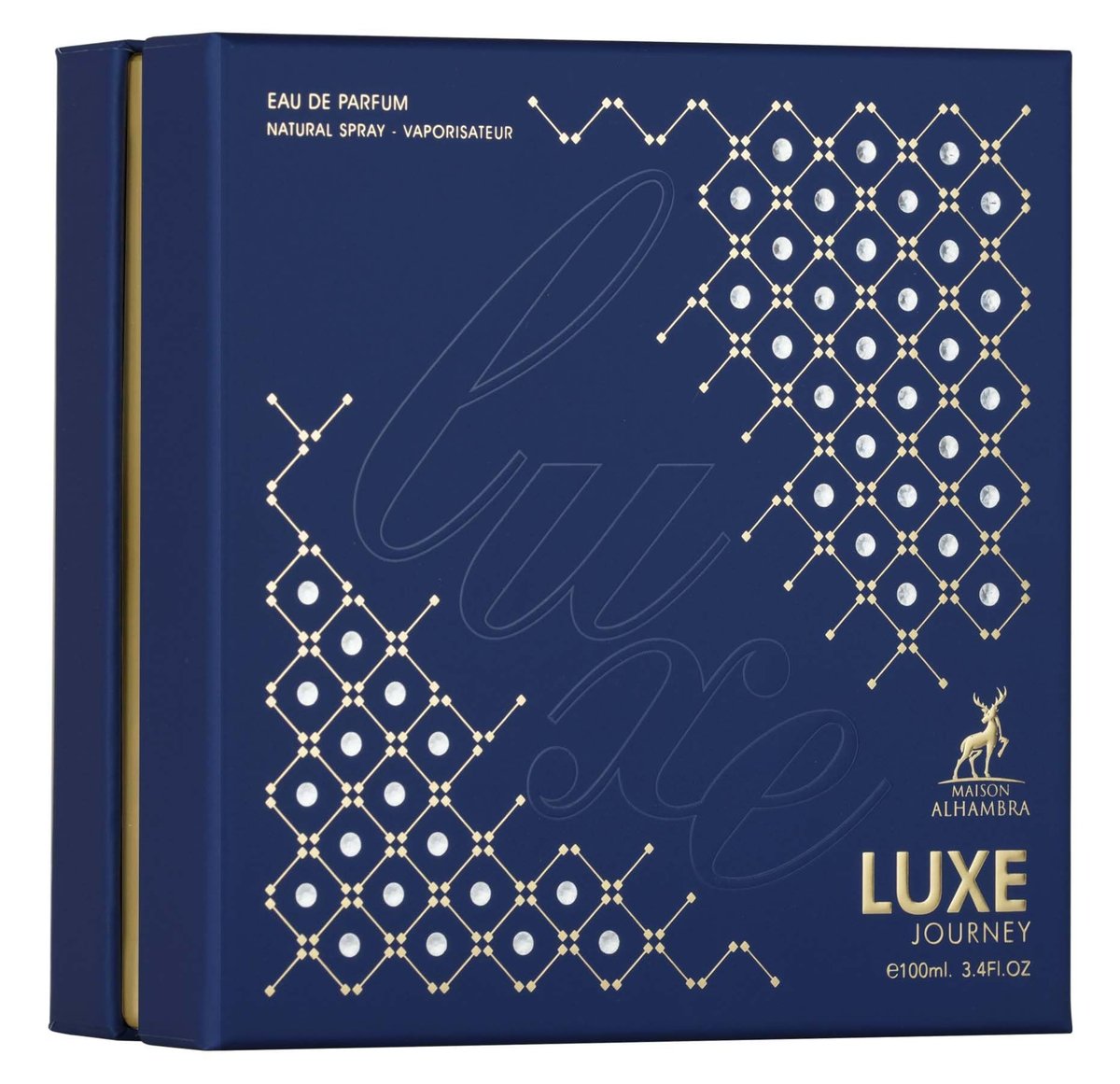 Maison Alhambra Luxe Journey for Unisex Eau de Parfum Spray, 3.4 oz / 100 ml - görsel 5