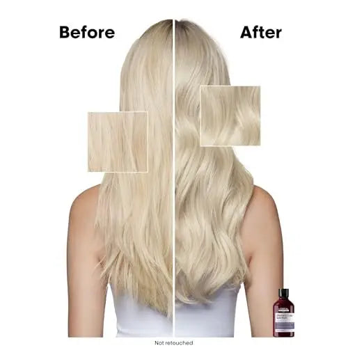 L'Oréal Professionnel Paris Vitamino Color Spectrum Purple Shampoo - Neutralizes Yellow Tones, Enhances Shine & Vibrancy, Maintains Day 1 Hair Color, Hydrates & Strengthens Blonde Hair Avelisse